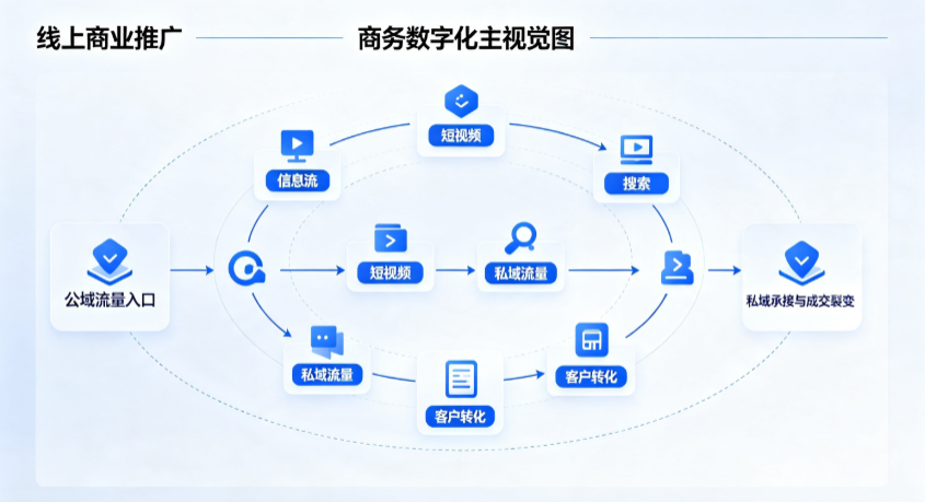 堆龙德庆县线上商业推广怎么做？全域流量闭环搭建与低成本转化实战指南
